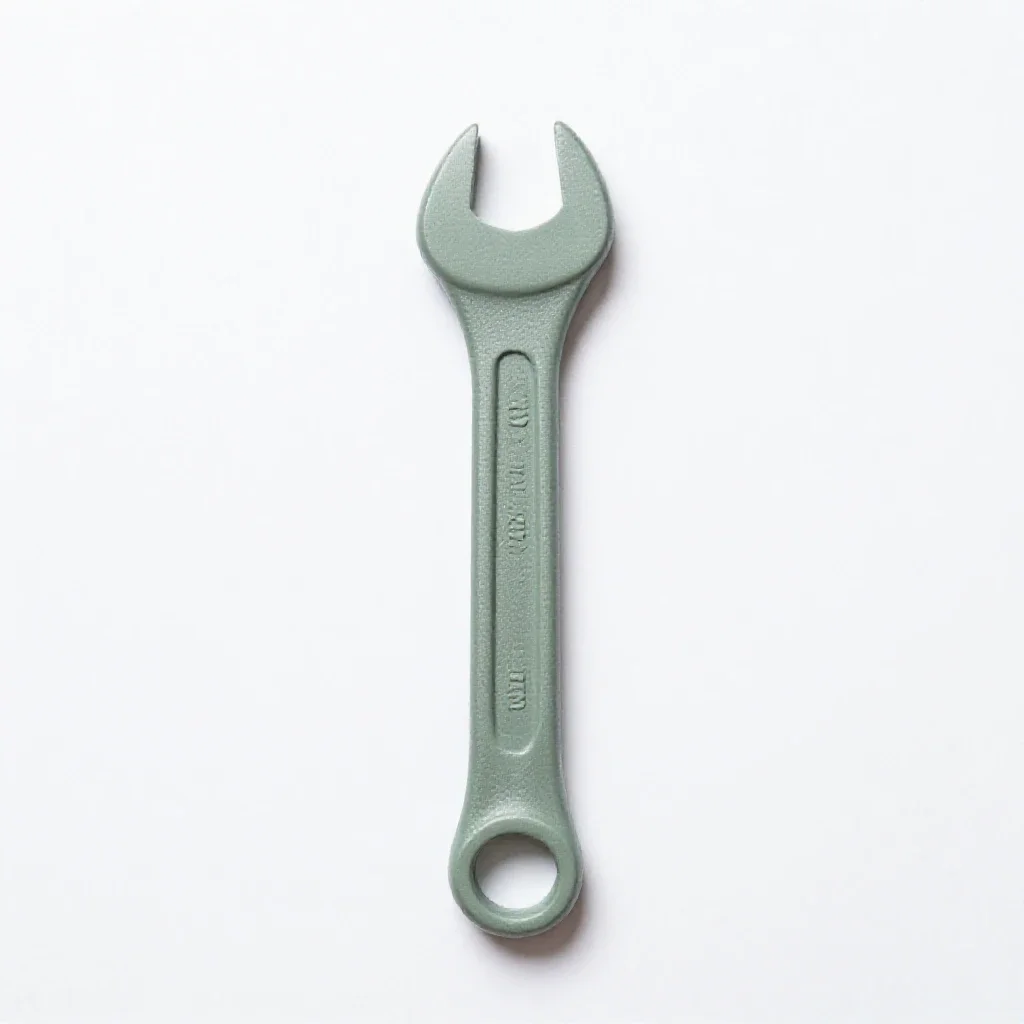 Box wrench isolated on a white background