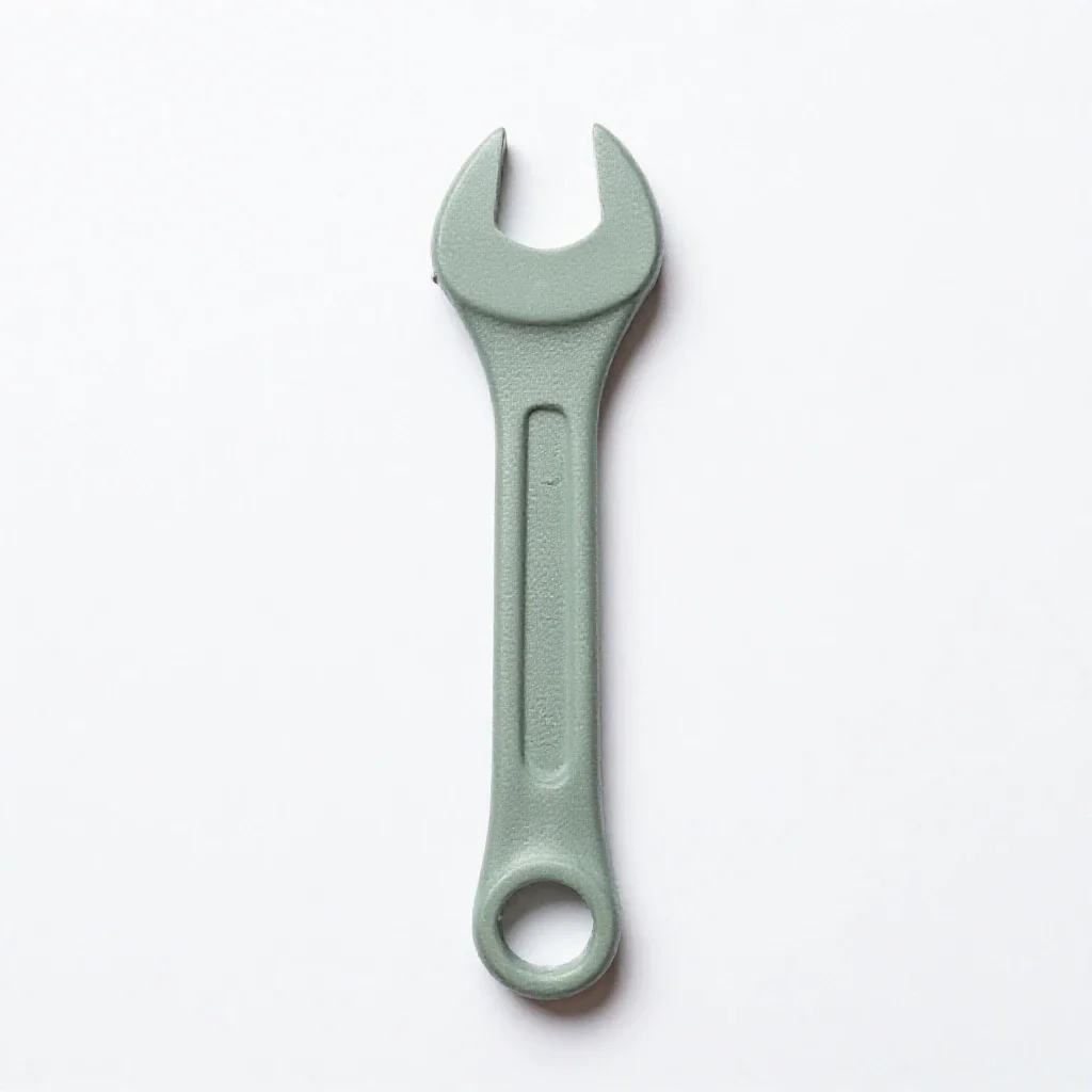 Brace wrench isolated on a white background