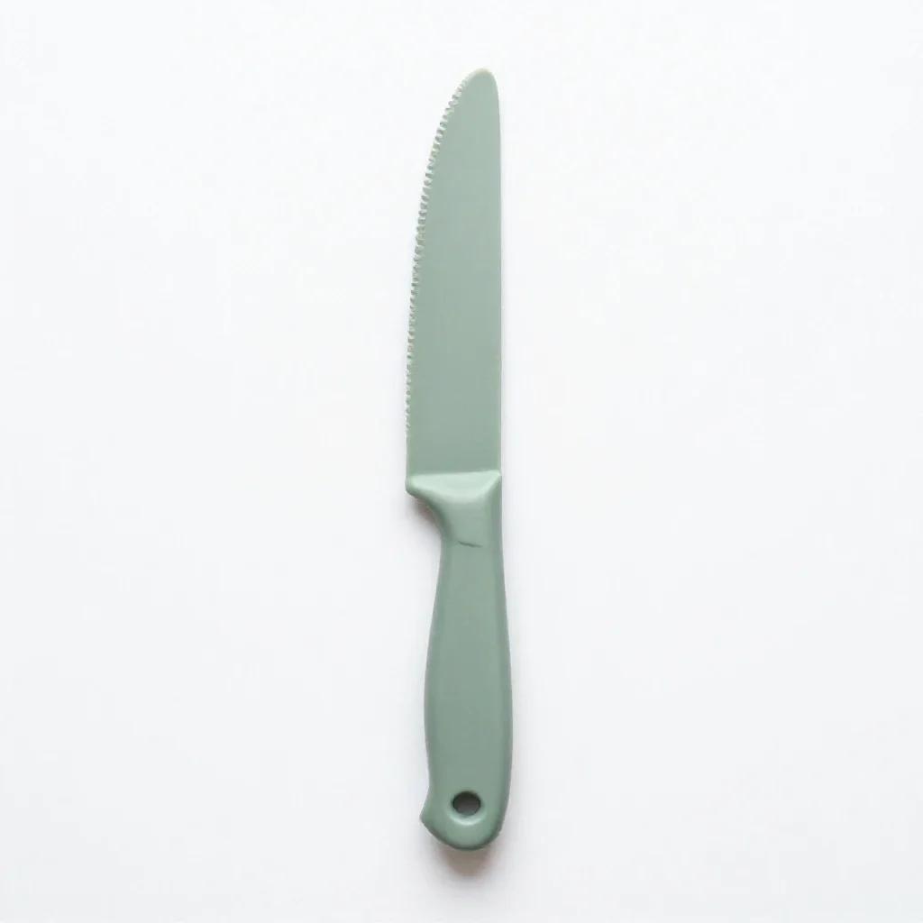 Bread knife isolated on a white background