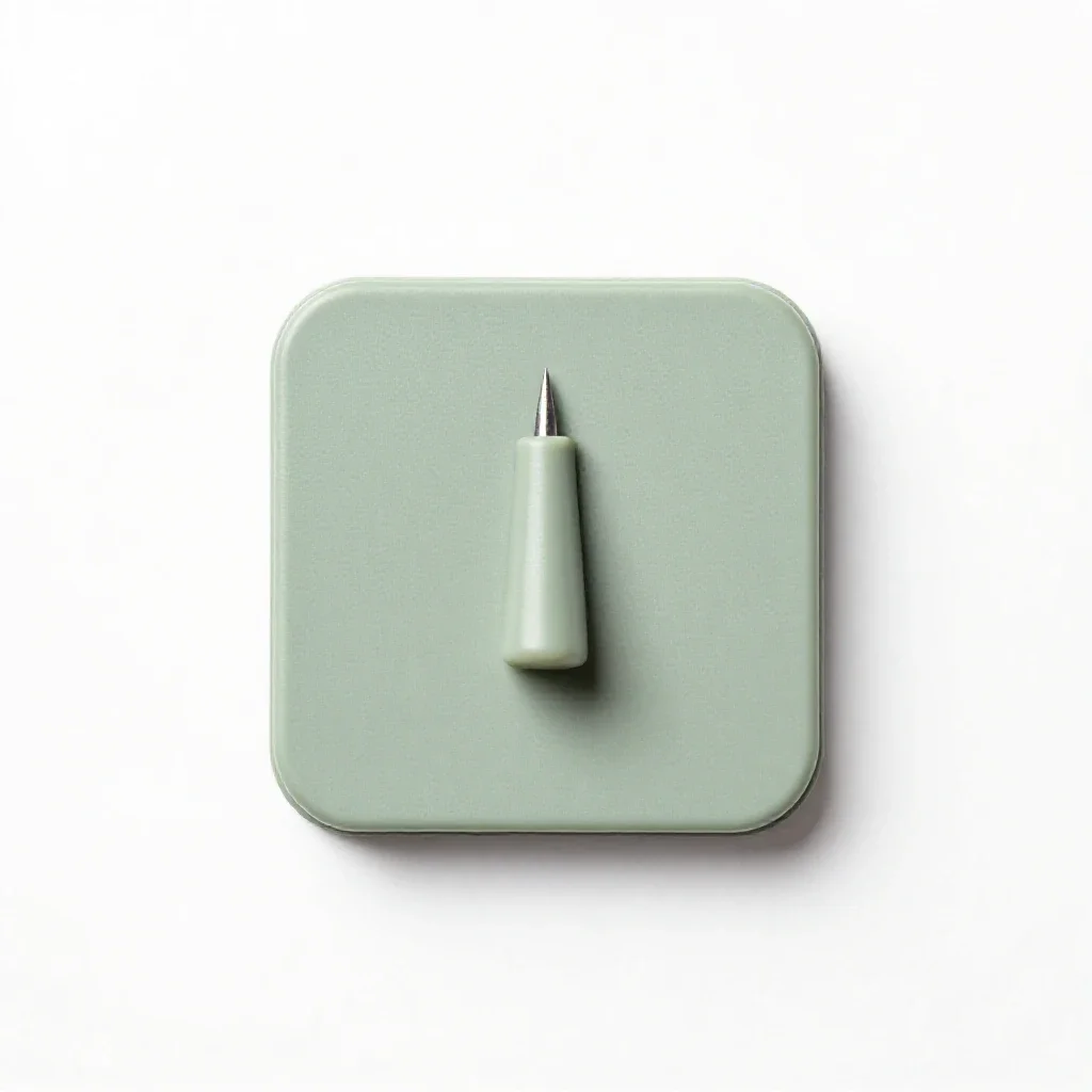 Burin isolated on a white background