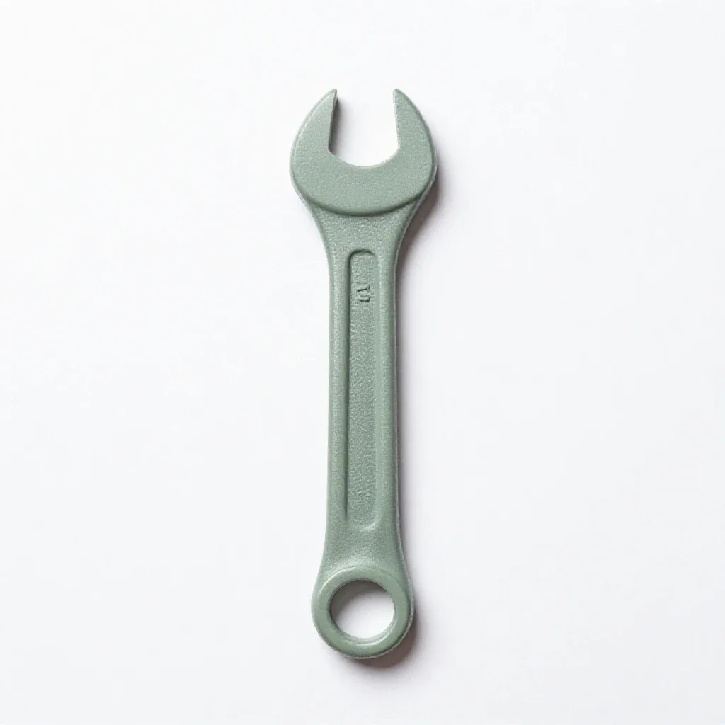 Carriage wrench isolated on a white background