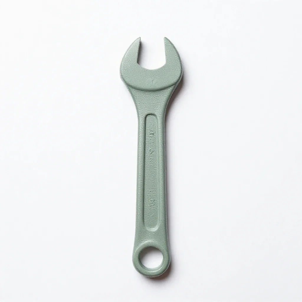 Chain wrench isolated on a white background
