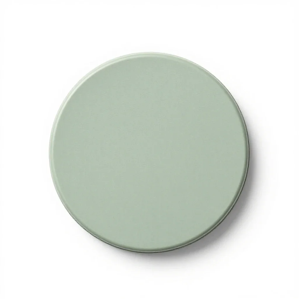 Circular plane isolated on a white background