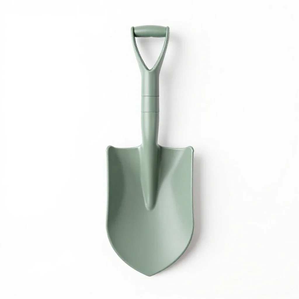 Coal shovel isolated on a white background
