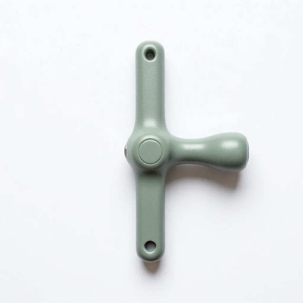 Crank handle isolated on a white background