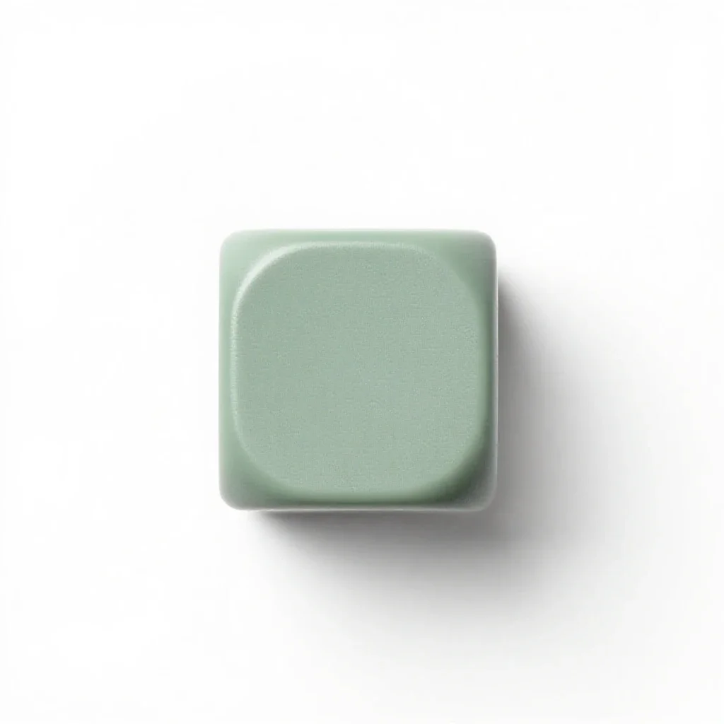 Die isolated on a white background