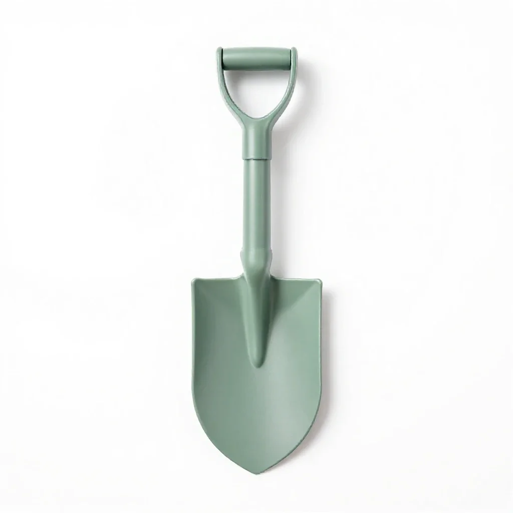 Ditch spade isolated on a white background