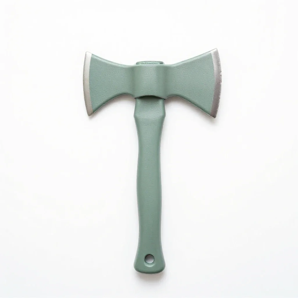 Double-bitted ax isolated on a white background