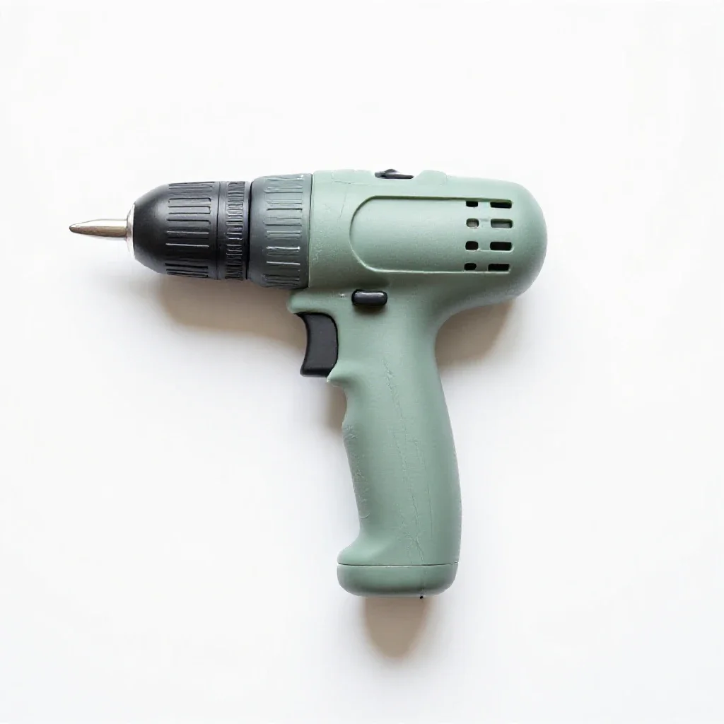Drill isolated on a white background