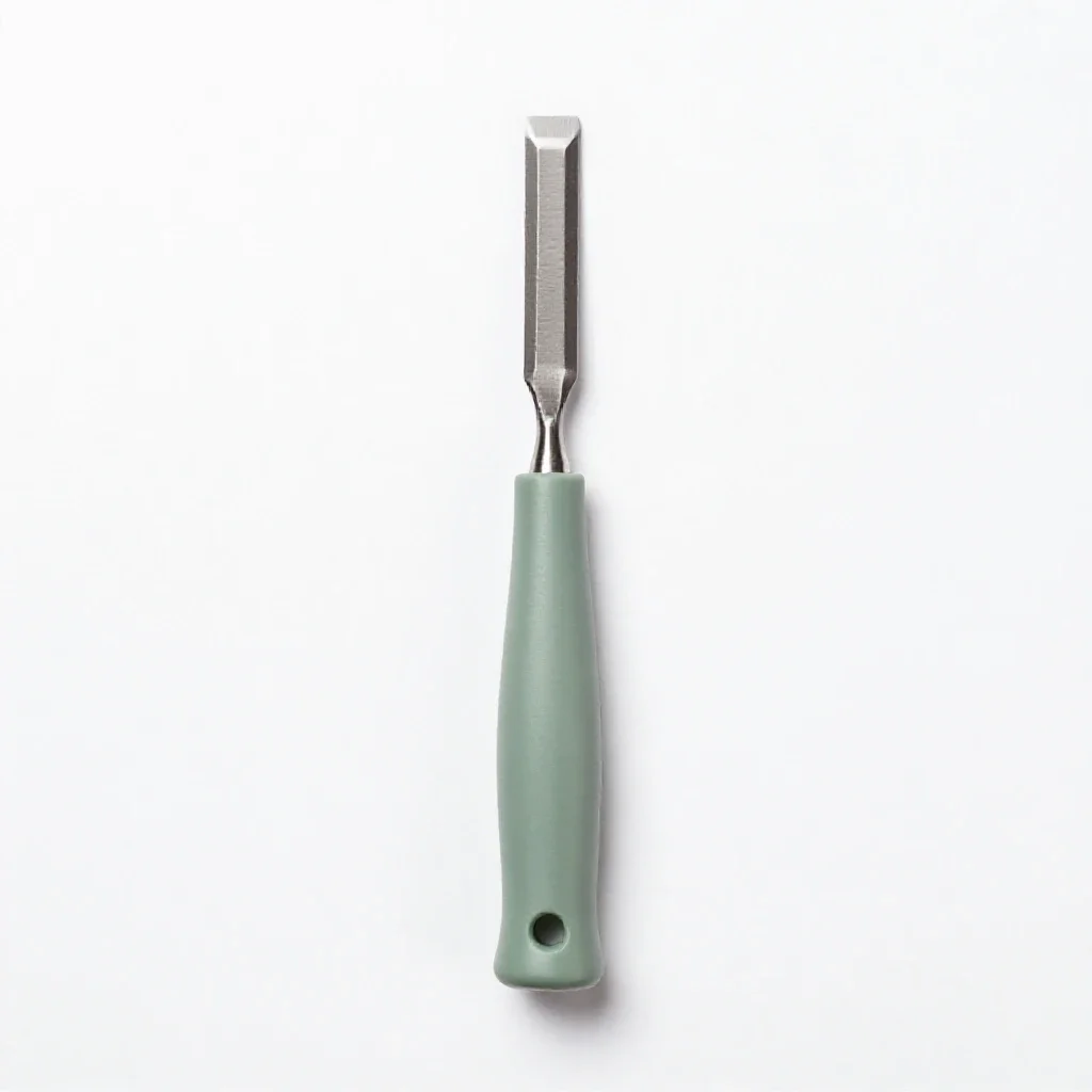 Firmer chisel isolated on a white background