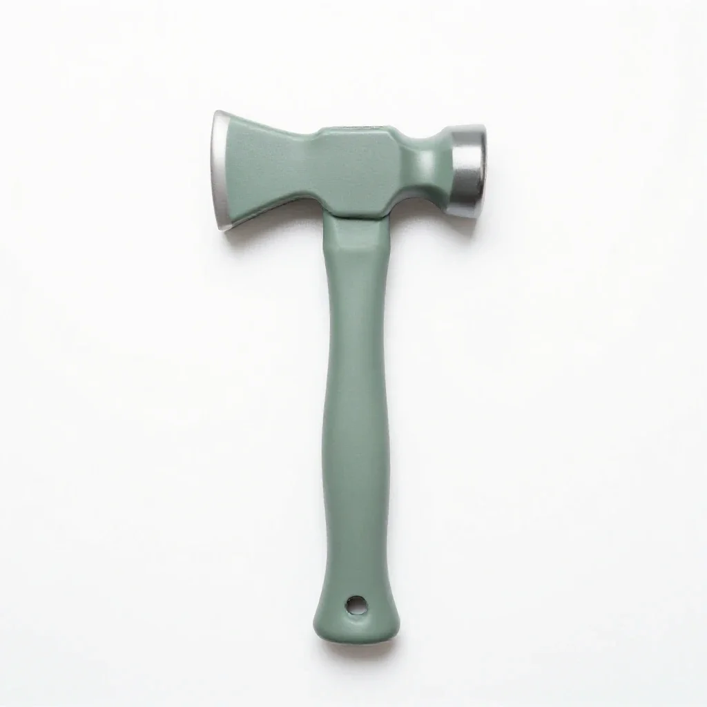 Half hatchet isolated on a white background
