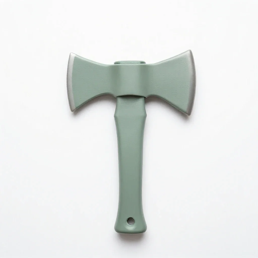 Hand ax isolated on a white background