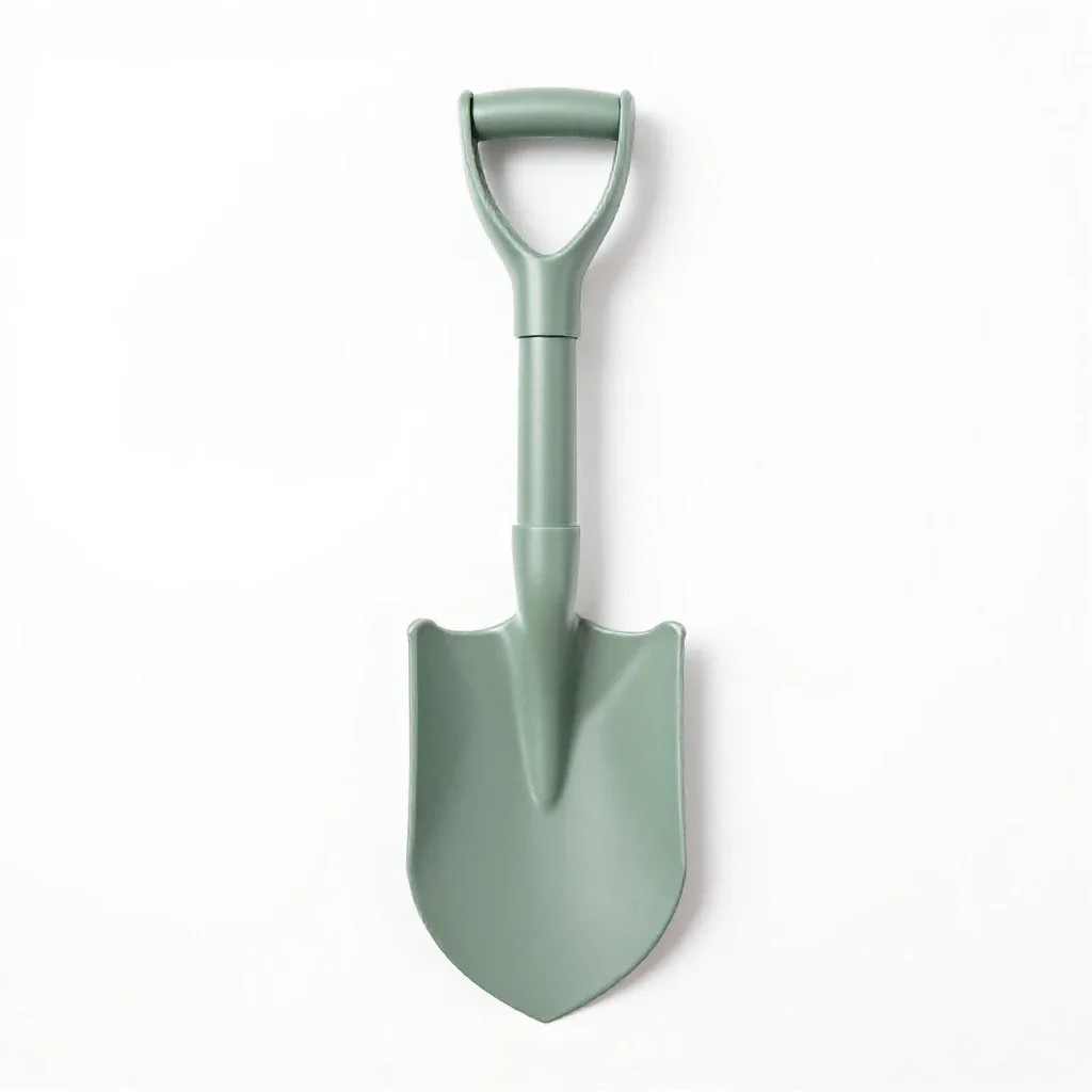 Hand shovel isolated on a white background