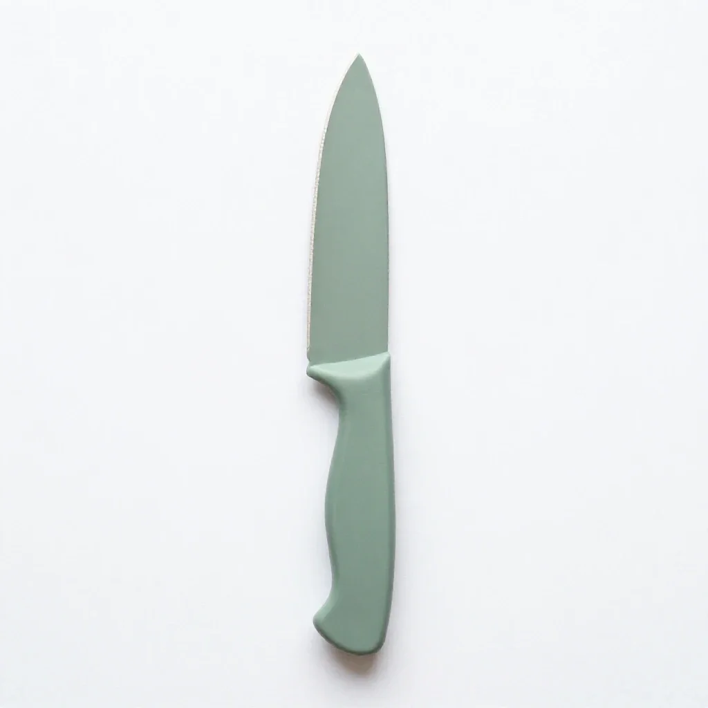 Knife blade isolated on a white background