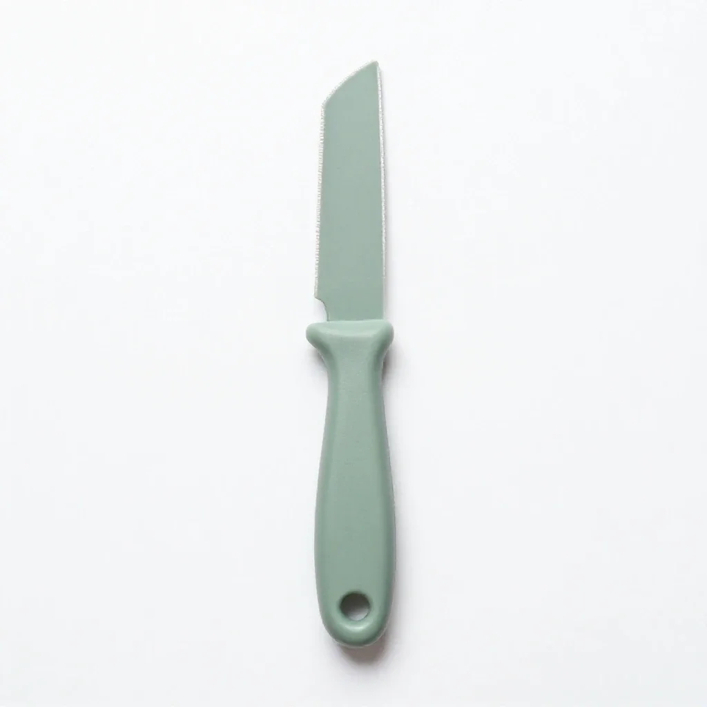Linoleum knife isolated on a white background