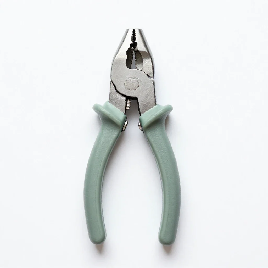 Locking pliers isolated on a white background