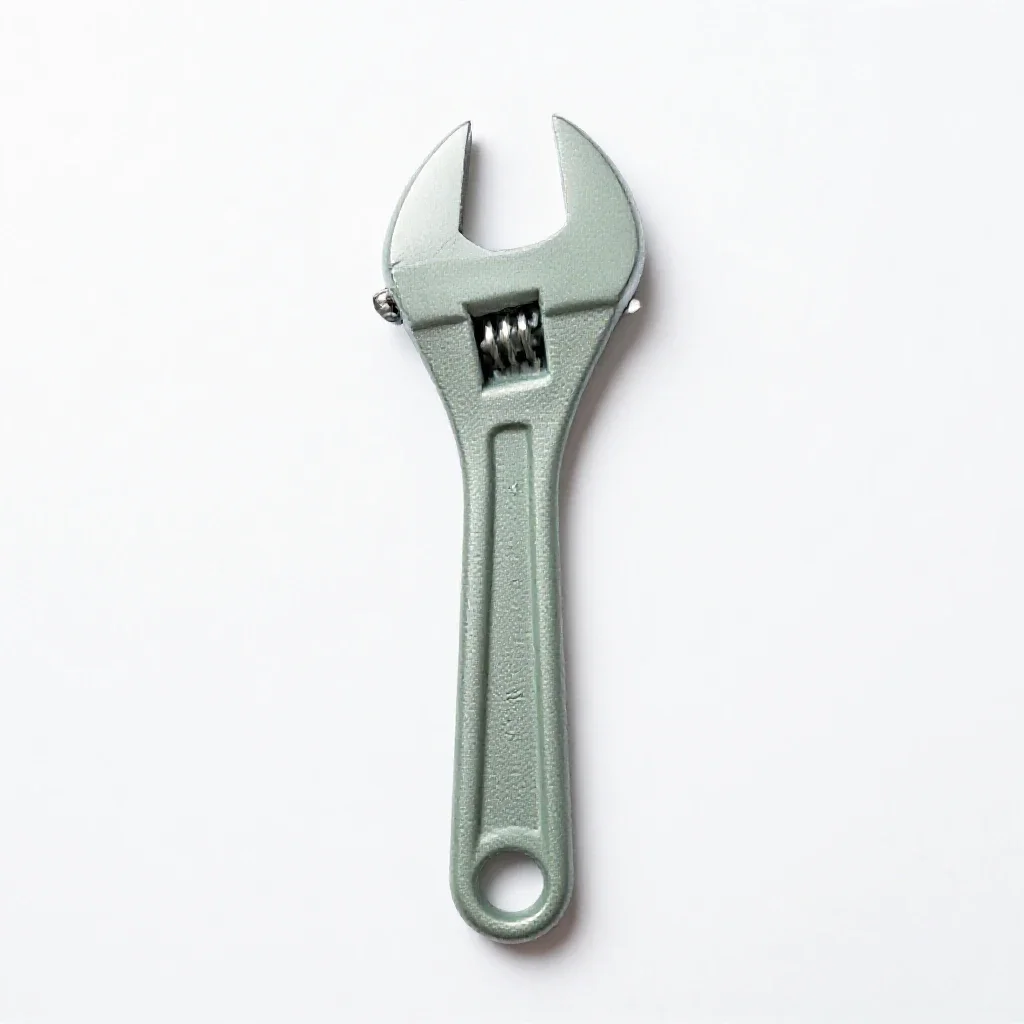 Monkey-wrench isolated on a white background