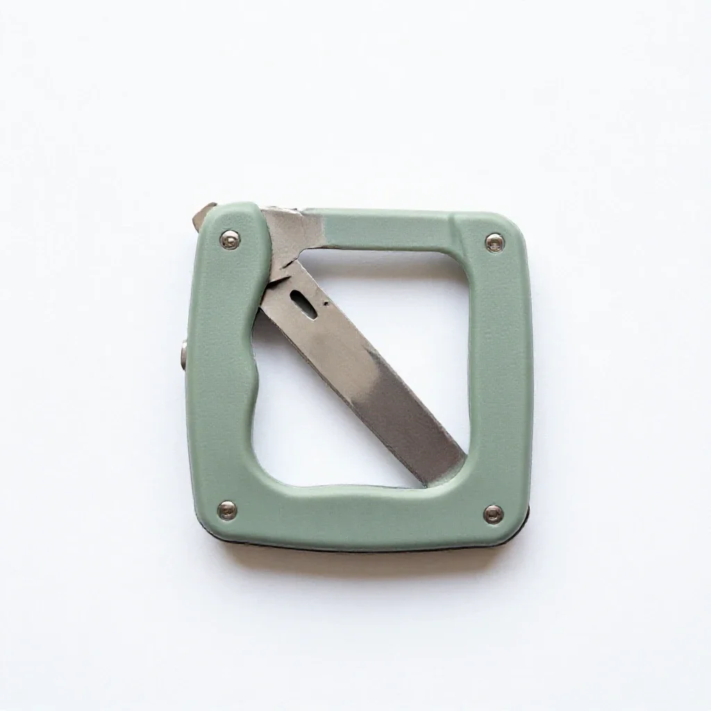 Pocketknife isolated on a white background