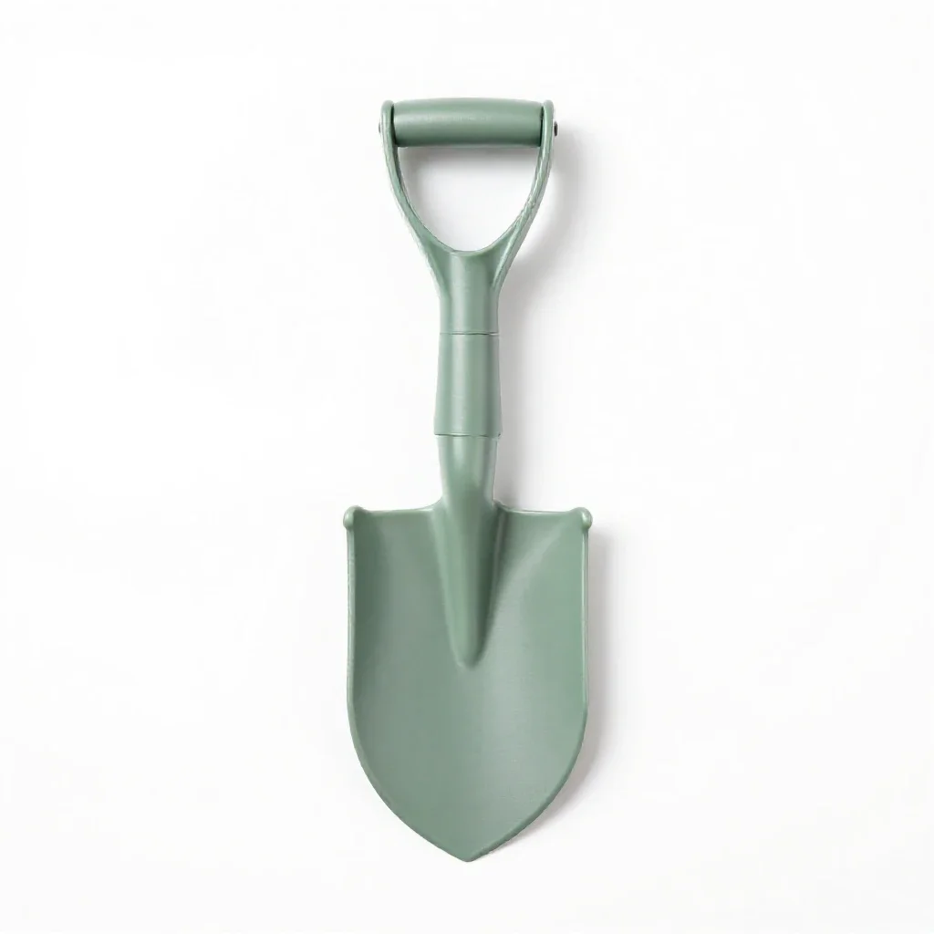 Posthole digger isolated on a white background