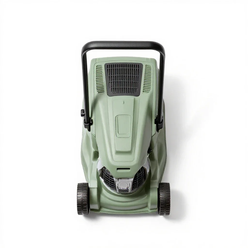 Power mower isolated on a white background