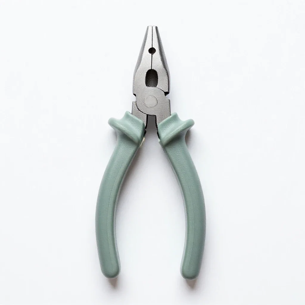 Pump-type pliers isolated on a white background