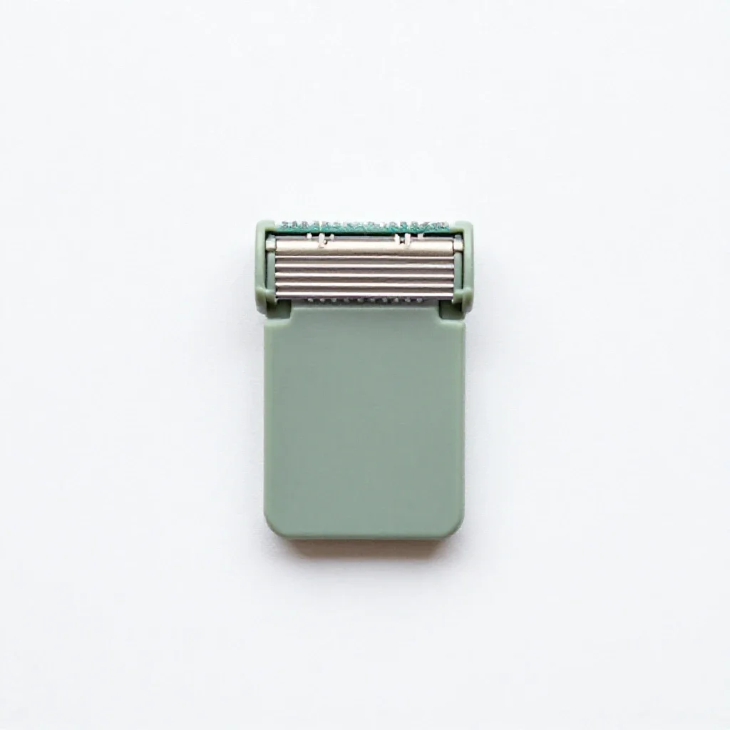 Razorblade isolated on a white background