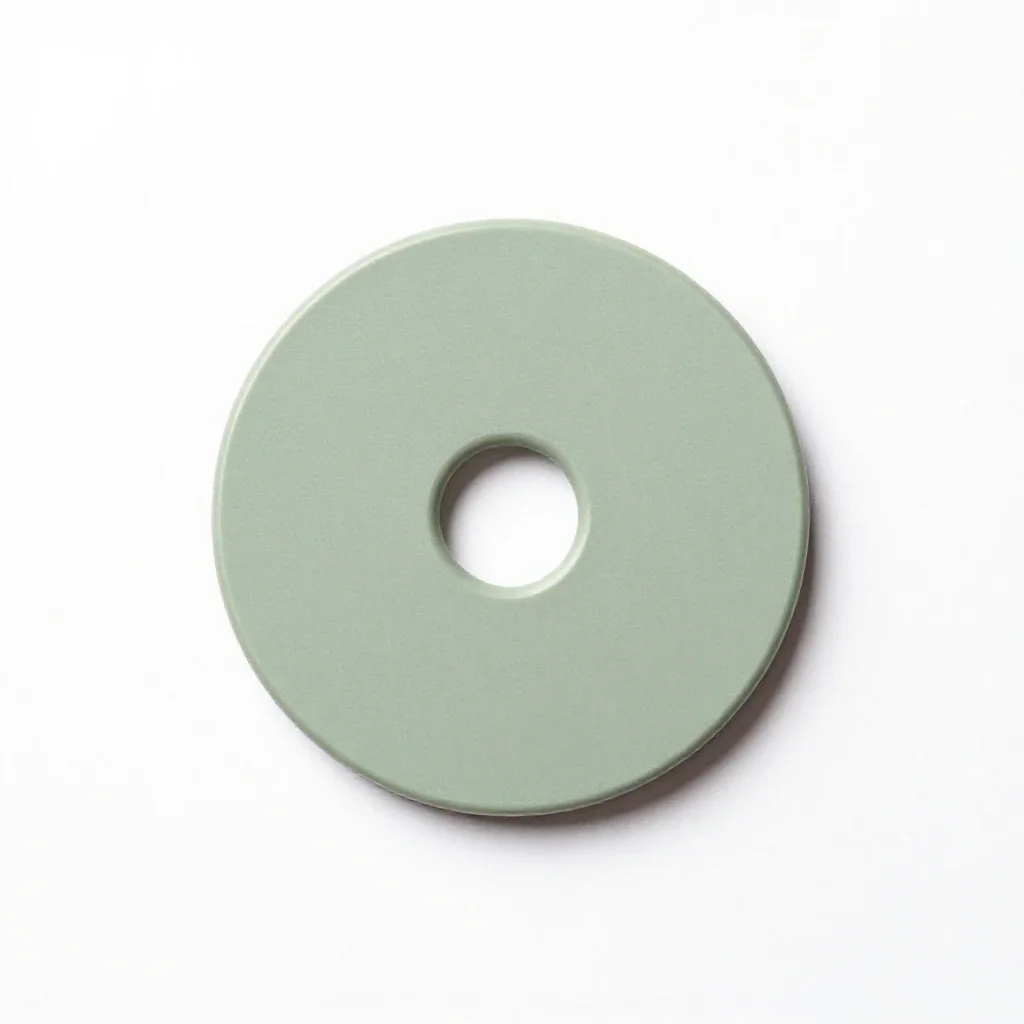 Round file isolated on a white background