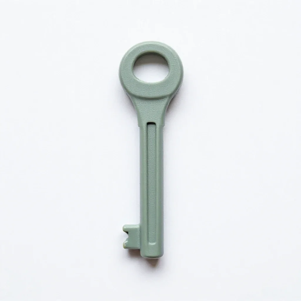 Screw key isolated on a white background