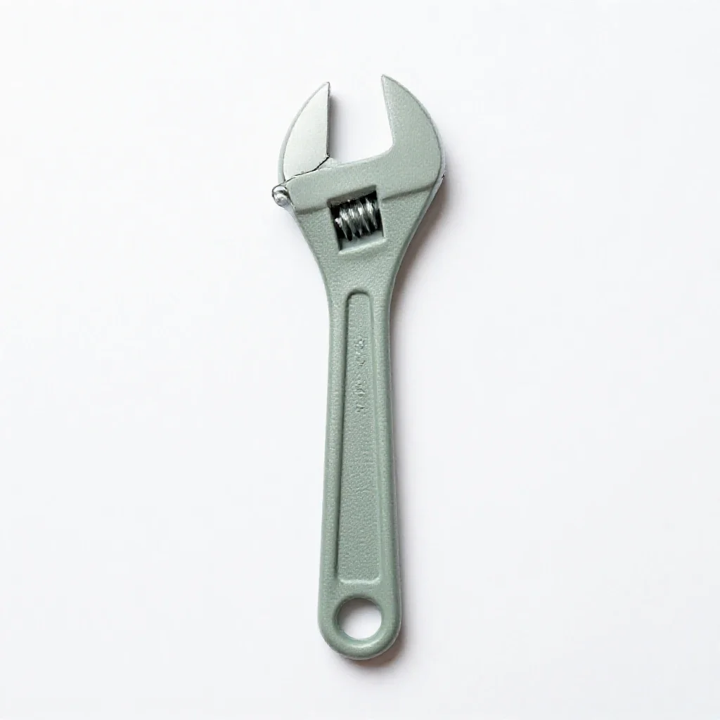 Screw wrench isolated on a white background