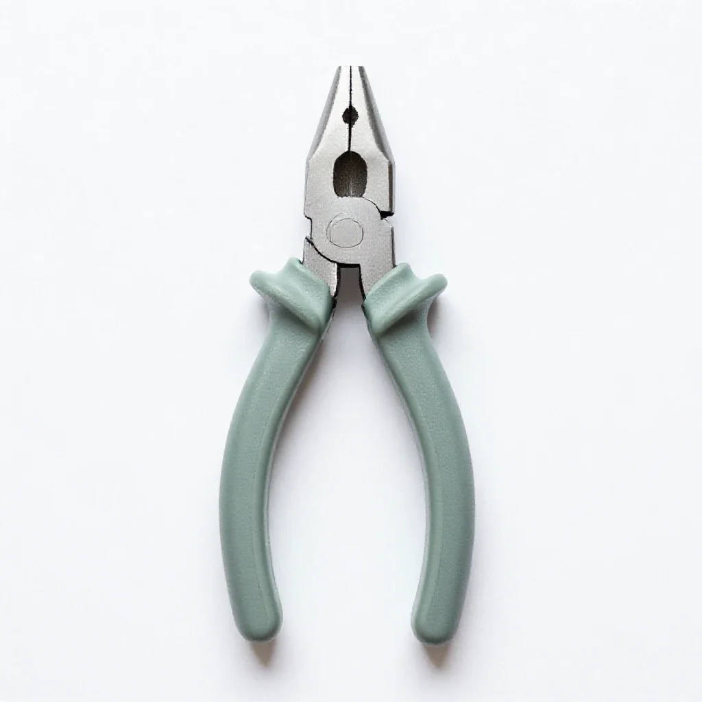 Slip-joint pliers isolated on a white background