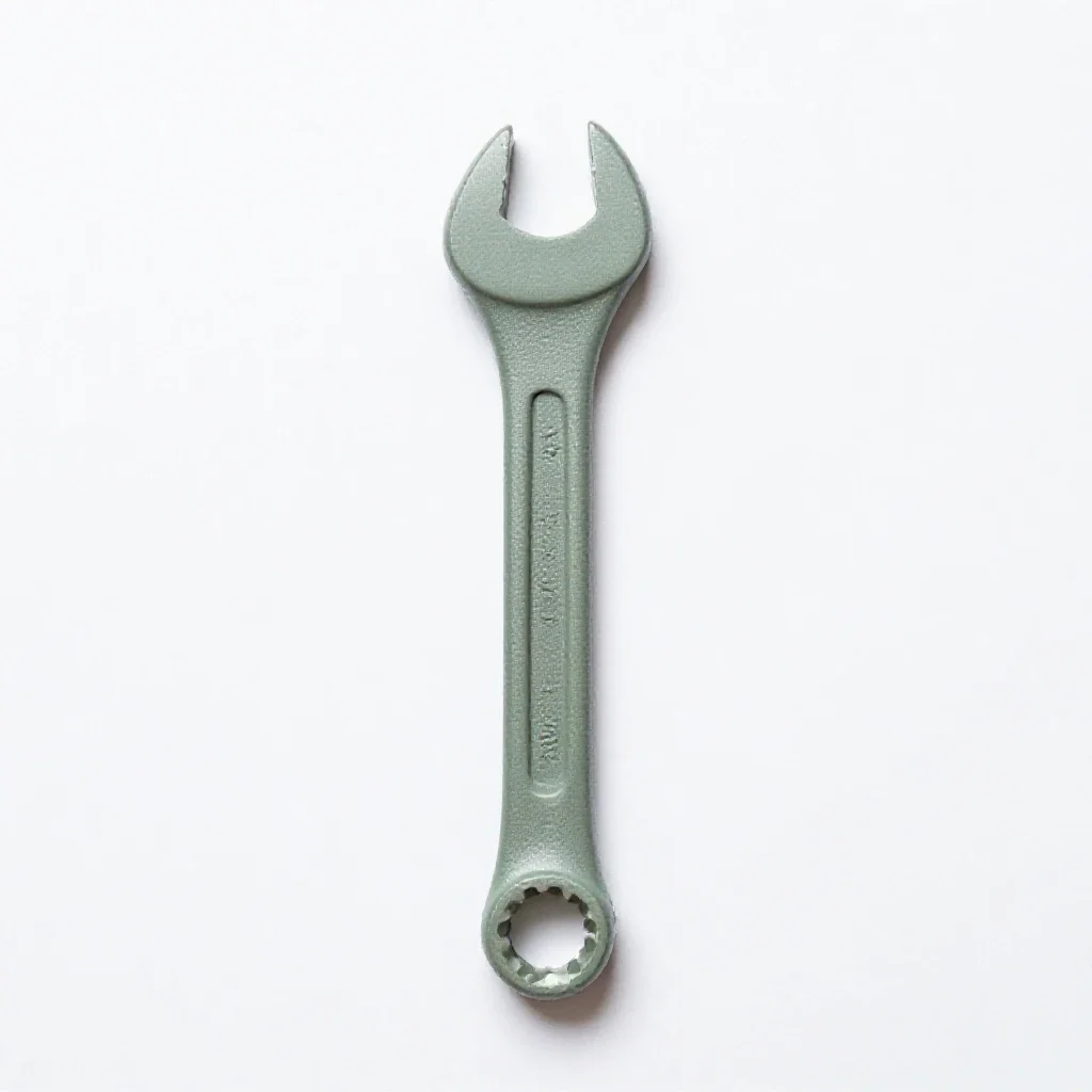 Socket wrench isolated on a white background
