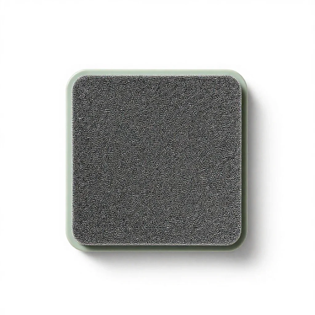 Steel-wool pad isolated on a white background