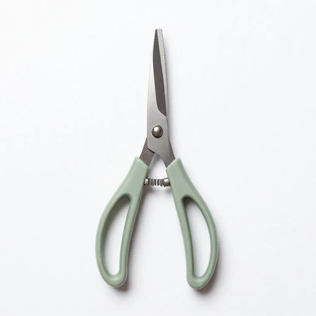 Thinning shears isolated on a white background
