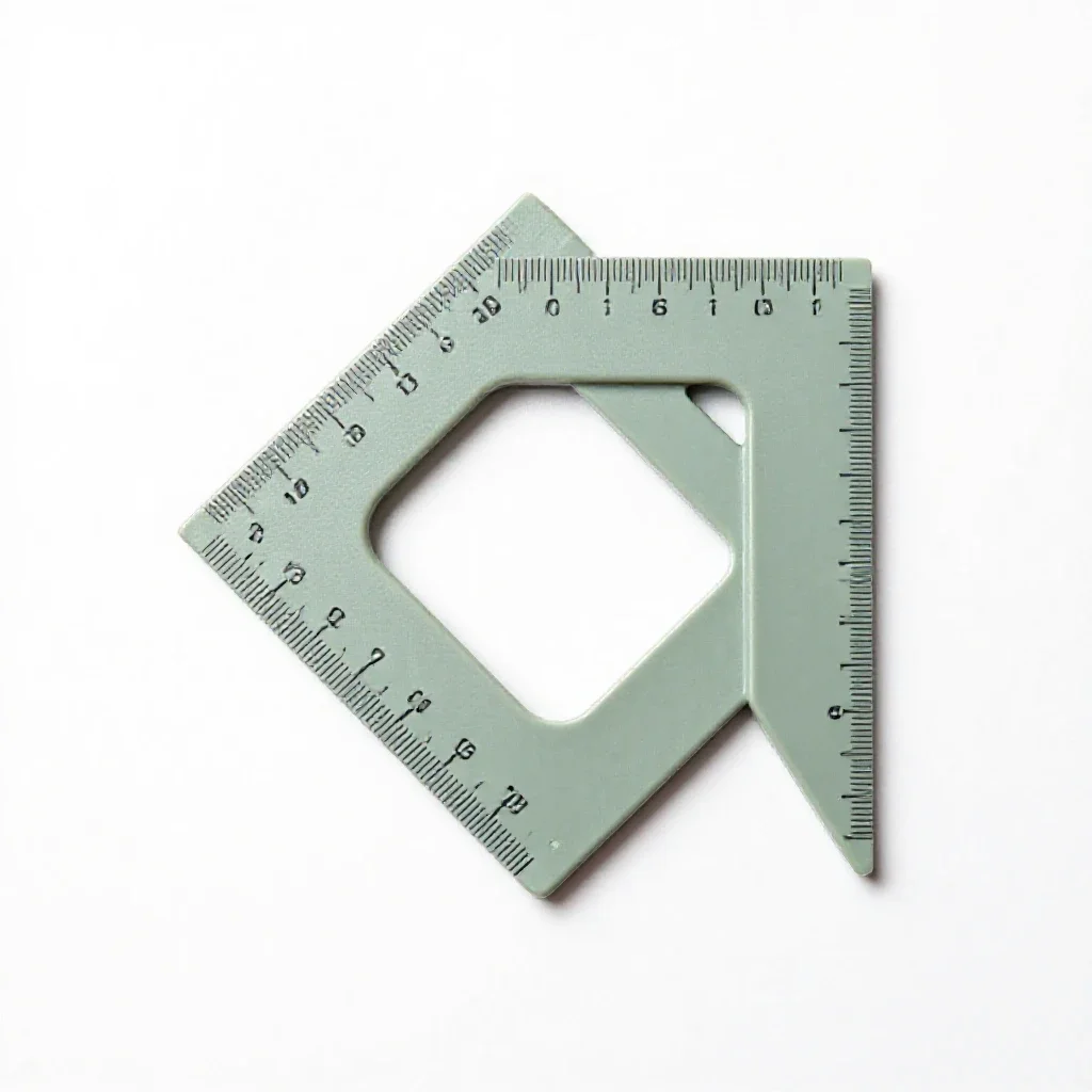 Try square isolated on a white background