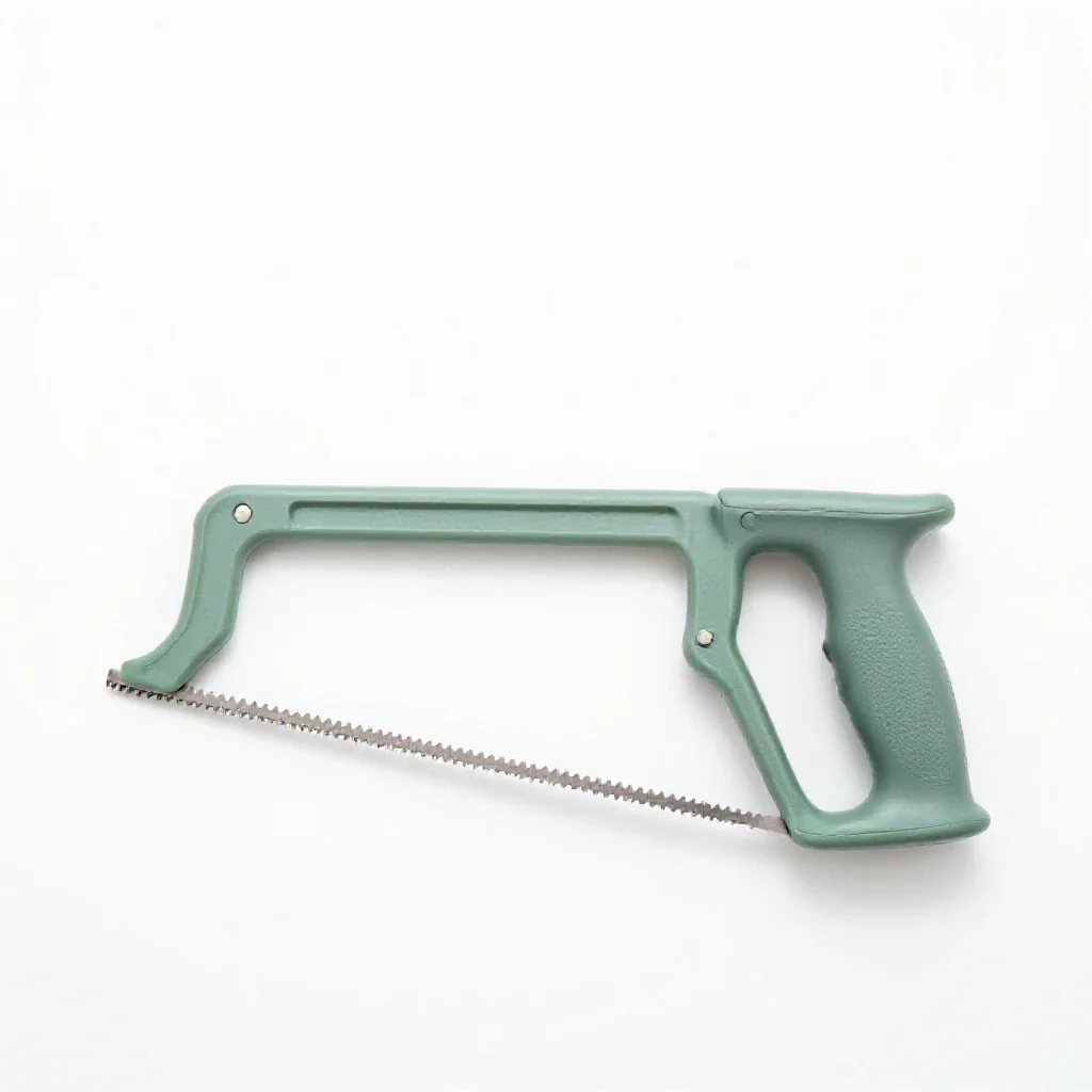 Two-handed saw isolated on a white background