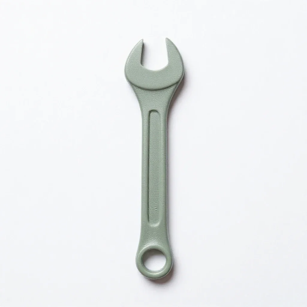 Wrench isolated on a white background