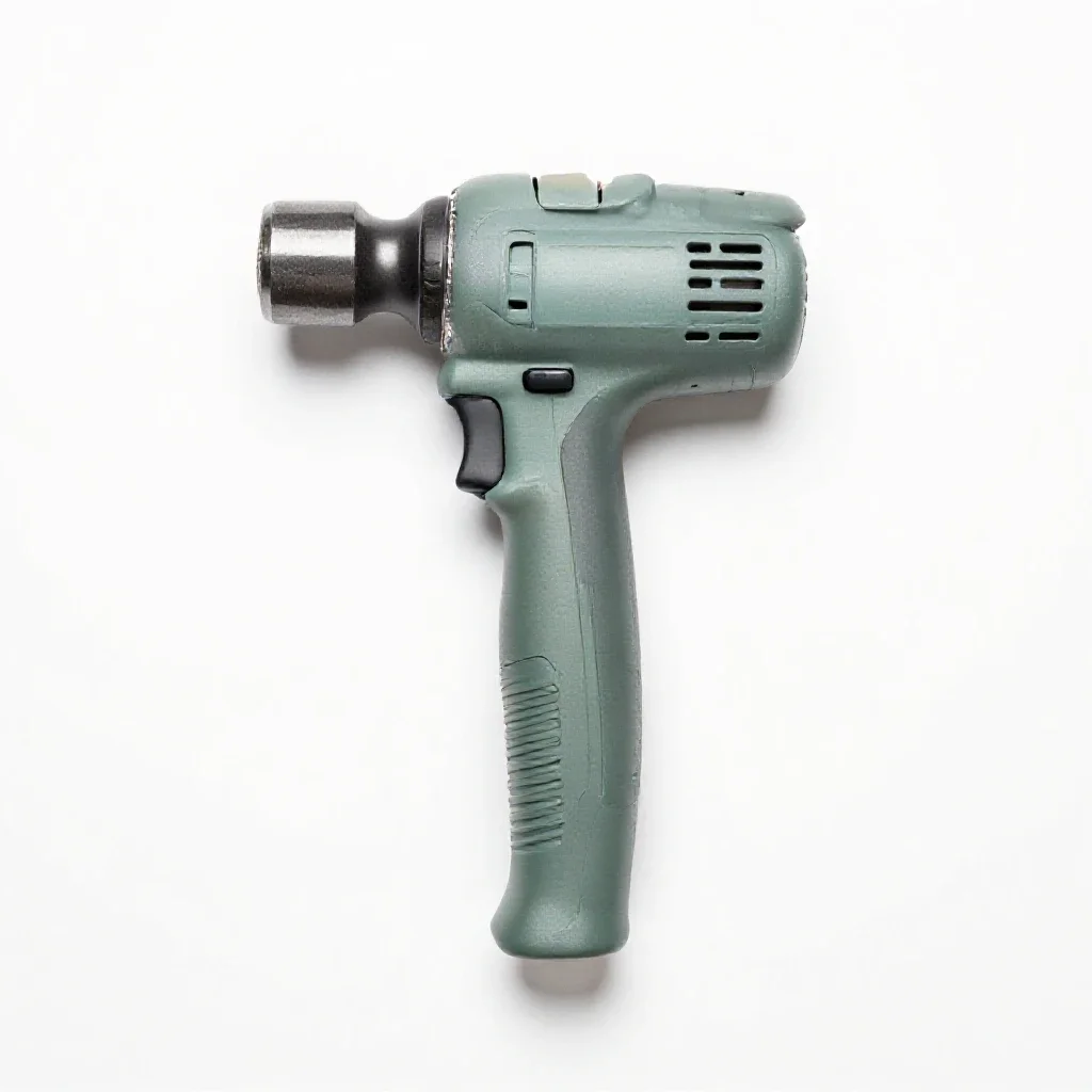 Electric hammer isolated on a white background