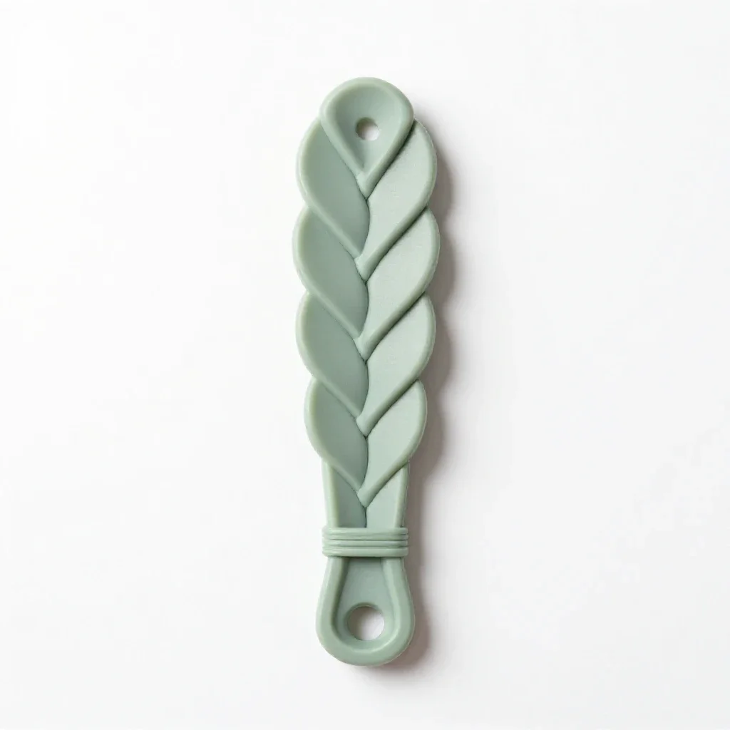 Braid isolated on a white background