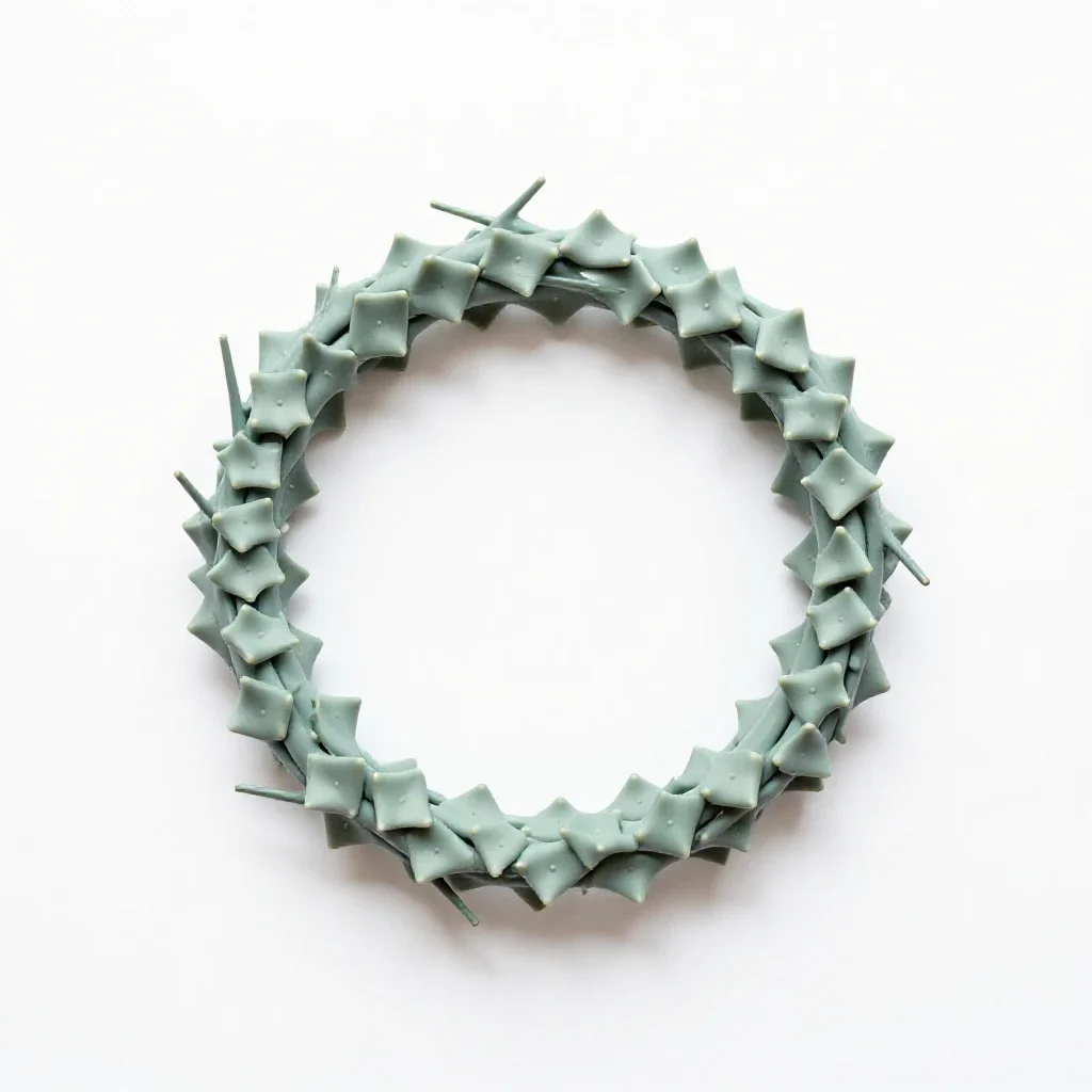 Crown of thorns isolated on a white background