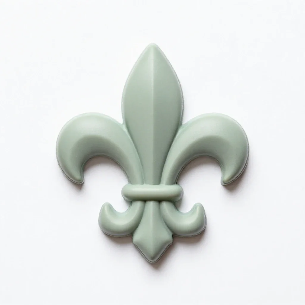 Fleur-de-lis isolated on a white background