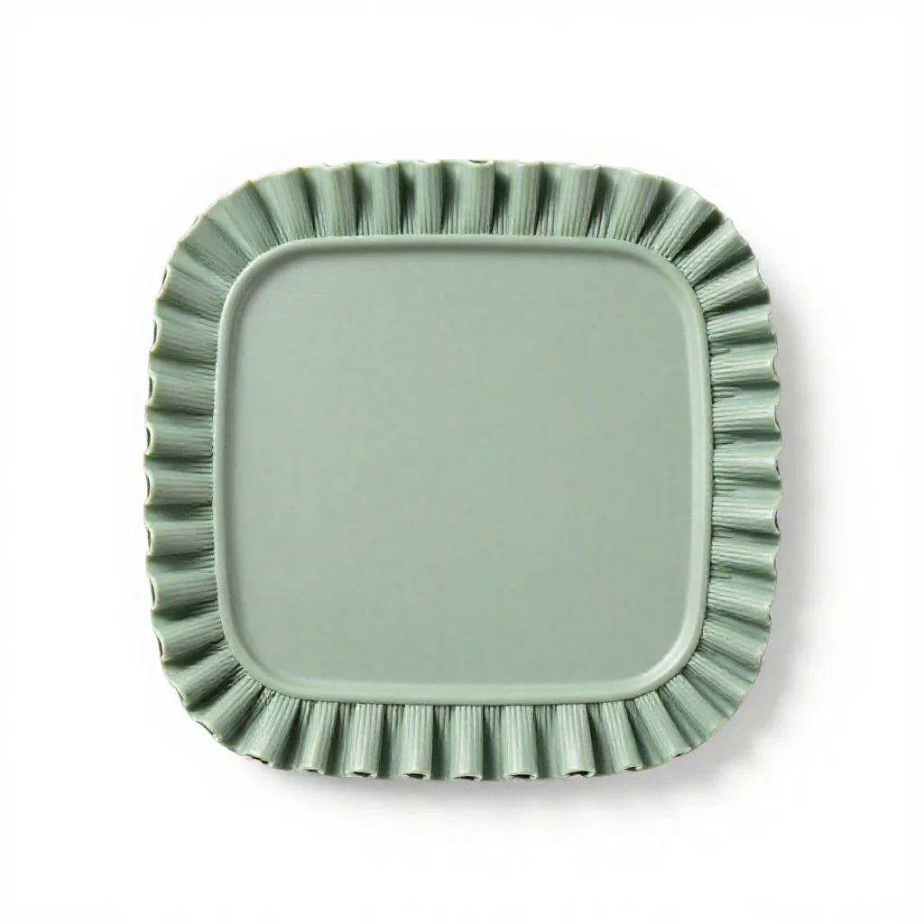 Frill isolated on a white background