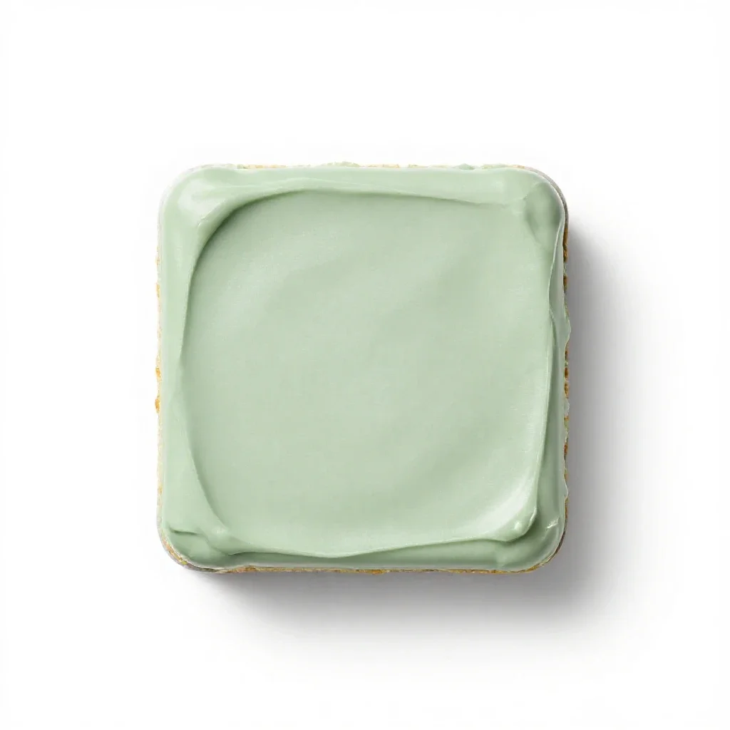 Frosting isolated on a white background