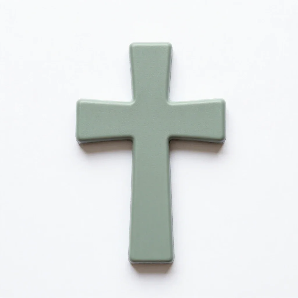 Patriarchal cross isolated on a white background