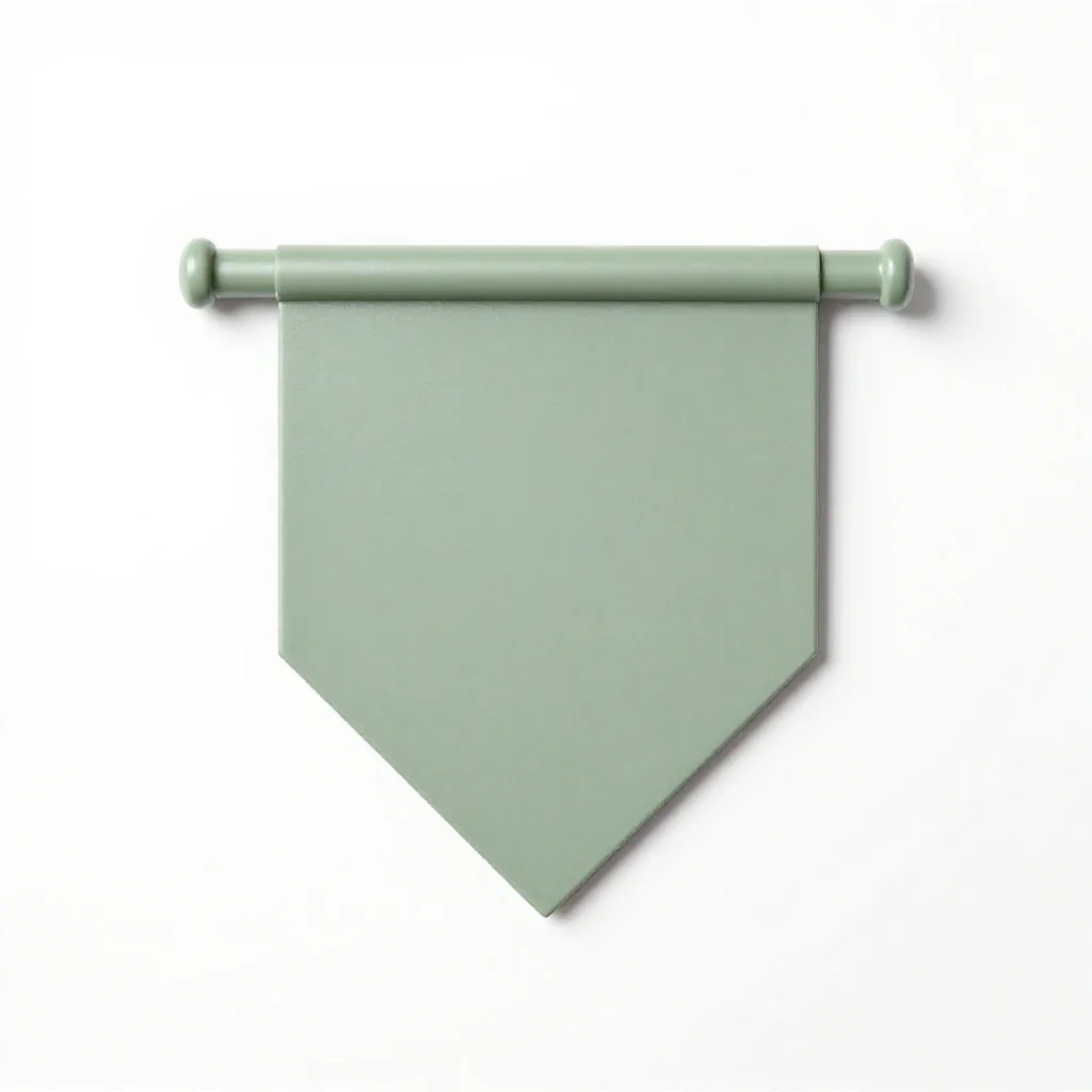 Pennoncel isolated on a white background