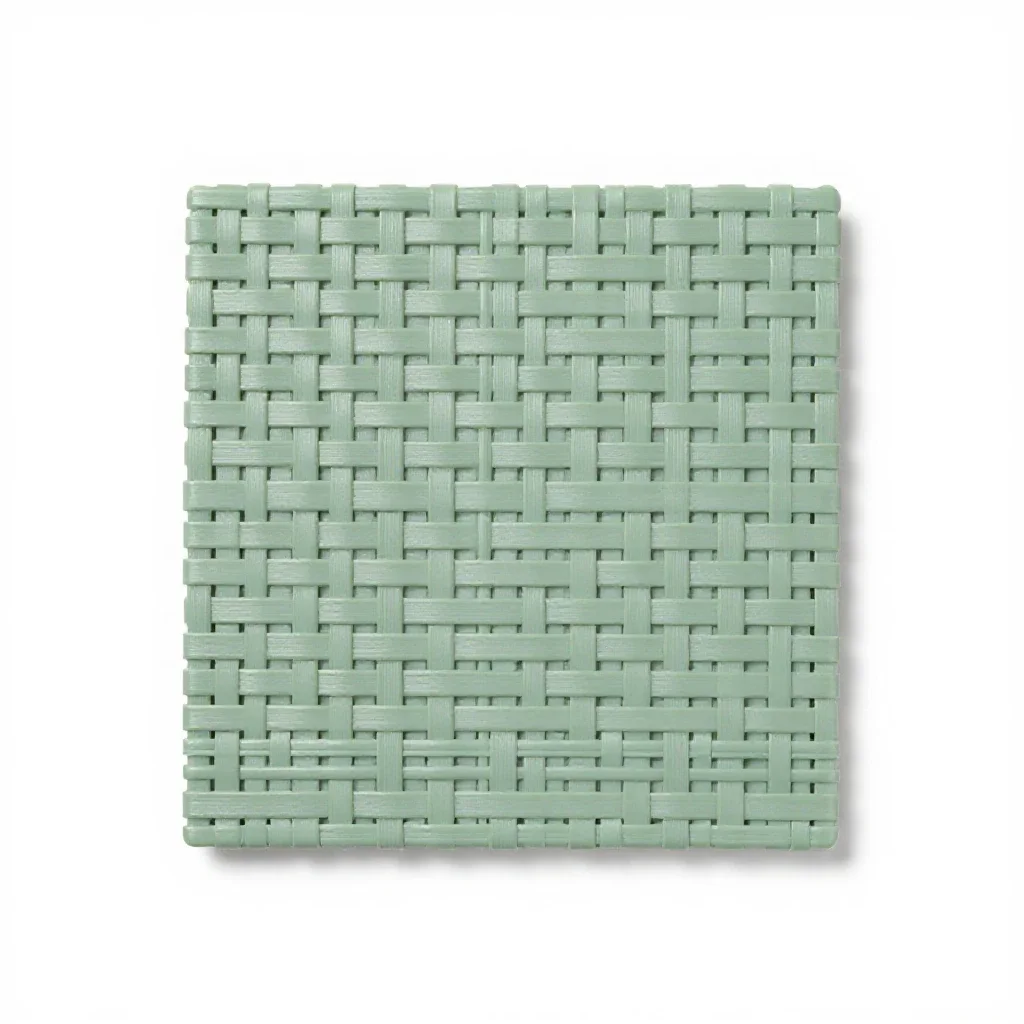 Plain weave isolated on a white background