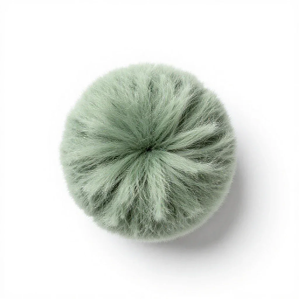 Pompon isolated on a white background