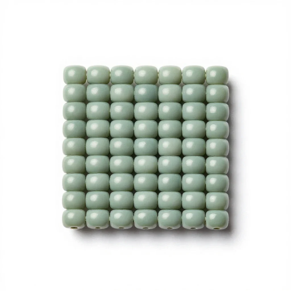 Quirk bead isolated on a white background