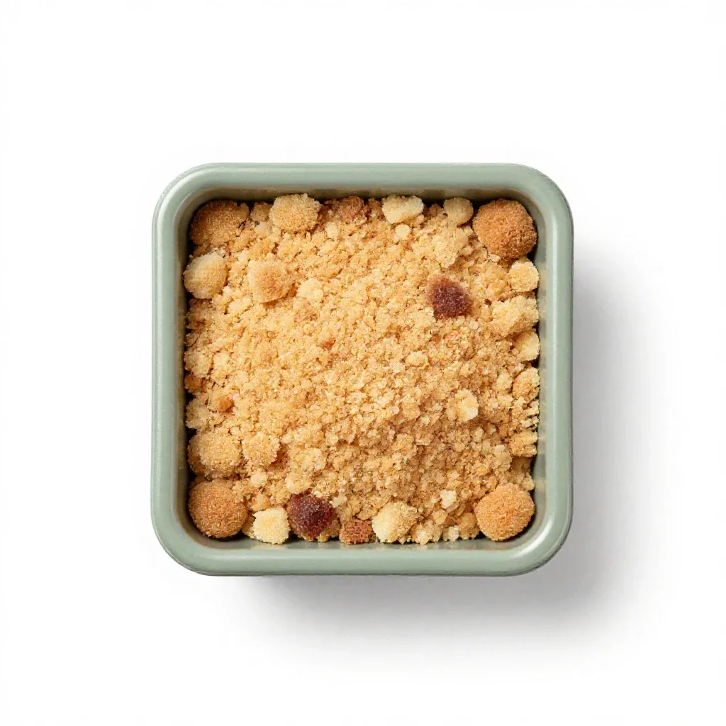 Streusel isolated on a white background
