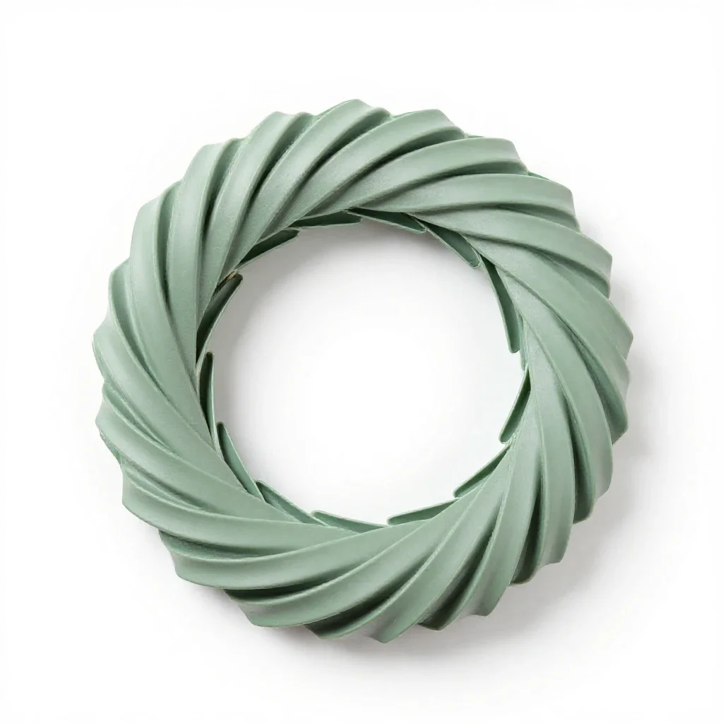 Wreath isolated on a white background