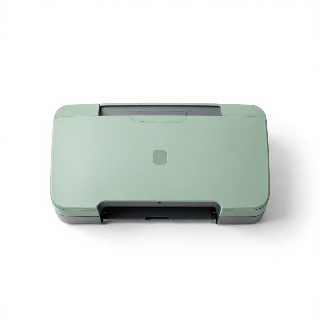 Bubble jet printer isolated on a white background